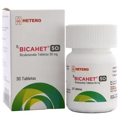 Bicahet (Bicalutamida) 50 Mg En Caja Con 30 Tabletas