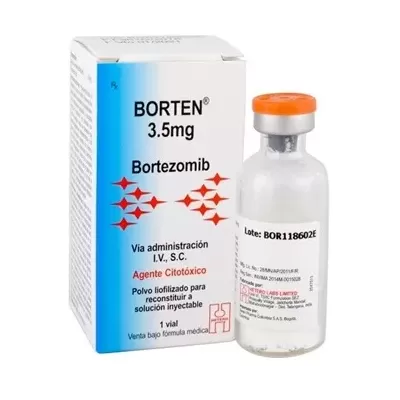Borten (Bortezomib) 3.5 mg Polvo Liofilizado Para Solución Inyectable Caja Con 1 Vial