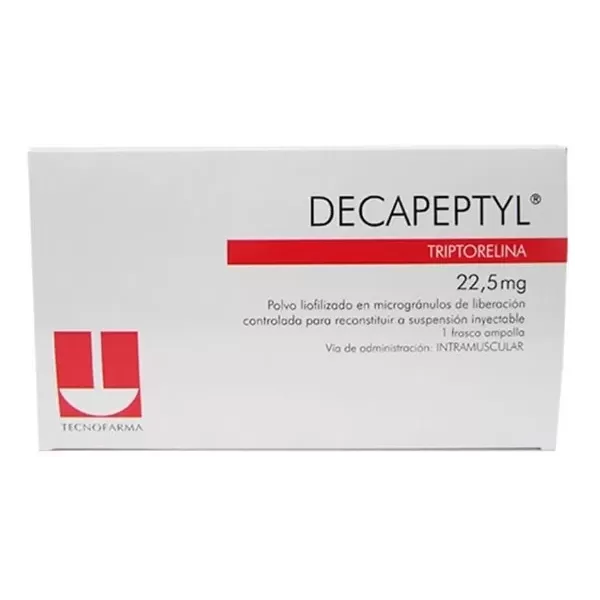 Decapeptyl (Triptorelin) 22.5 mg Polvo Liofilizado Caja Con 1 Vial