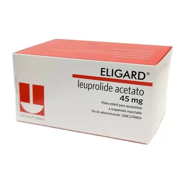 Eligard (Leuprorelina acetato) 45 mg Polvo Liofilizado Caja Con 1 Jeringa