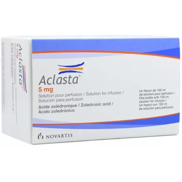 Aclasta (Acido zoledrónico) 5 mg Solucion para infusion frasco x 100 mL