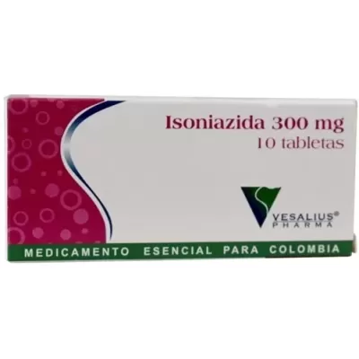 Isoniazida 300 mg Caja Con 10 Tabletas