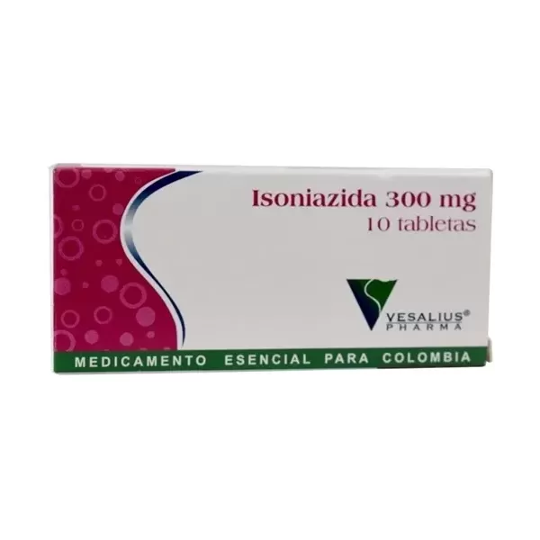 Isoniazida 300 mg Caja Con 10 Tabletas