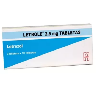 Letrole (Letrozol) 2.5 mg Caja Con 30 Tabletas