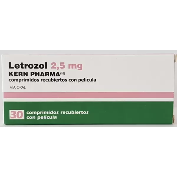 Letrozol 2.5 mg Caja Con 30 Tabletas Recubiertas