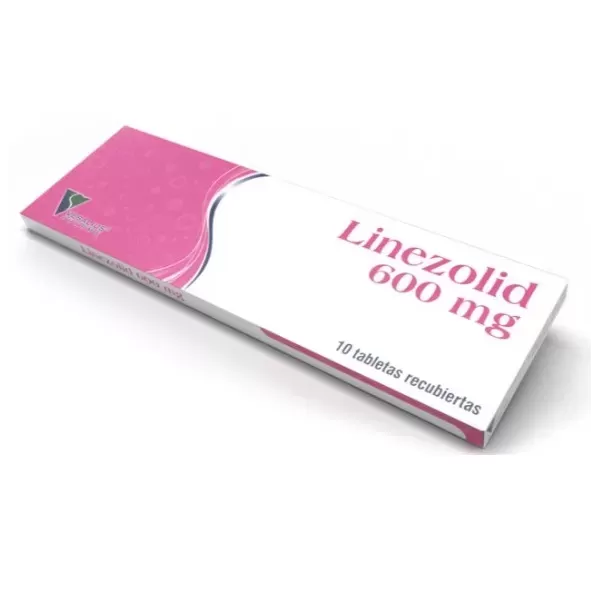Linezolid 600 mg Caja Con 10 Tabletas