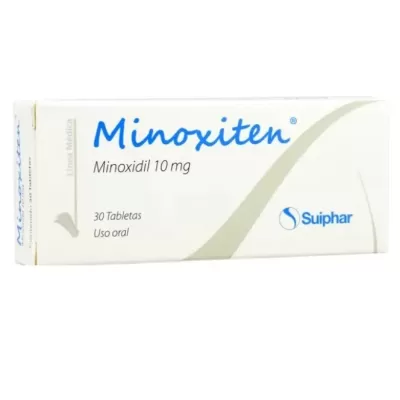 Minoxiten (minoxidil)10 Mg Caja Con 30 Tabletas