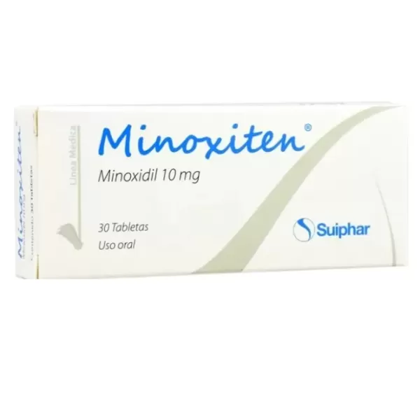 Minoxiten (minoxidil)10 Mg Caja Con 30 Tabletas