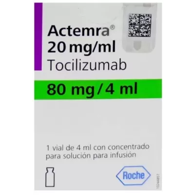 Actemra (Tocilizumab) Solución Inyectable 80 mg / 4 mL Caja X 1 vial