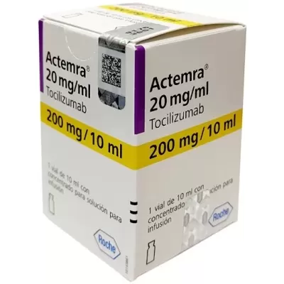 Actemra (Tocilizumab) Solución Inyectable 200 mg / 10 mL Caja X 1 vial