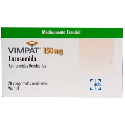 Vimpat (Lacosamida) 150 mg Caja Con 28 Comprimidos Recubiertos