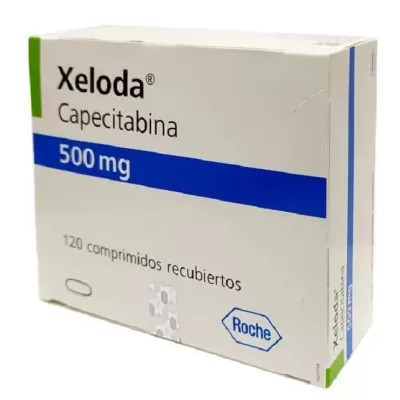 Xeloda (capecitabina) 500 Mg Caja Con 120 Comprimidos Recubiertos