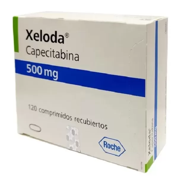 Xeloda (capecitabina) 500 Mg Caja Con 120 Comprimidos Recubiertos