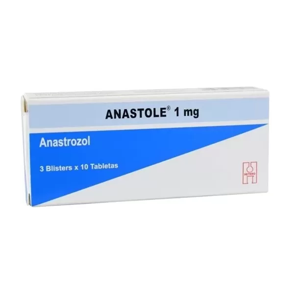 Anastole (Anastrozol) 1 mg Caja Con 30 Tabletas