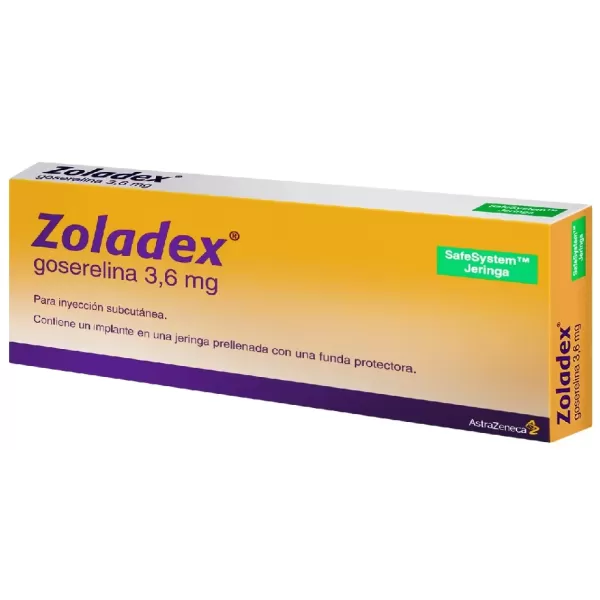 Zoladex (goserelina)3.6 mg Implante Caja Con 1 Jeringa Prellenada