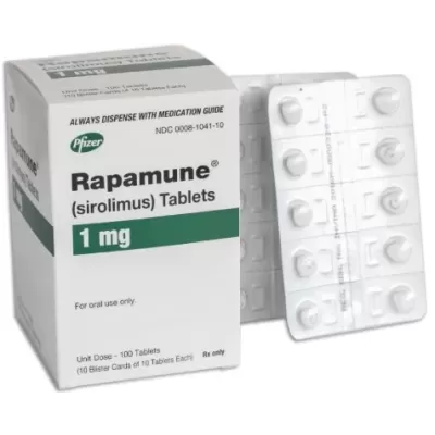 Rapamune (Sirolimus) 1 Mg Caja Con 100 Grageas