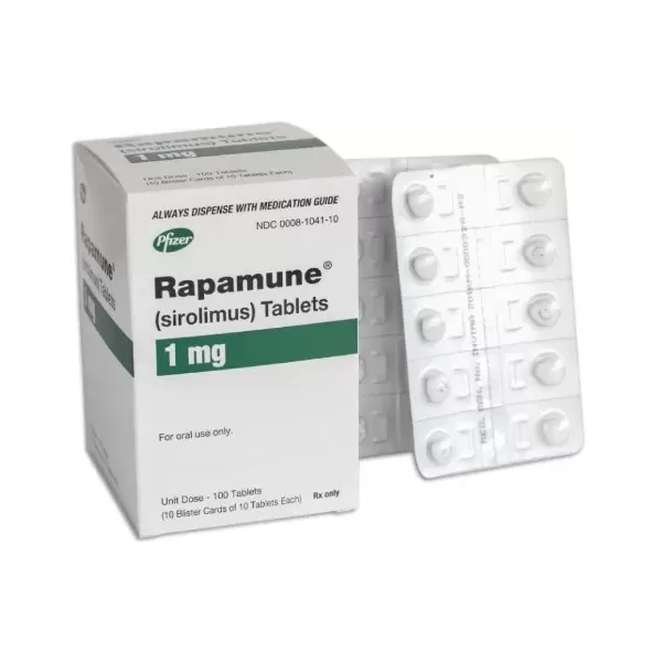 Rapamune (Sirolimus) 1 Mg Caja Con 100 Grageas