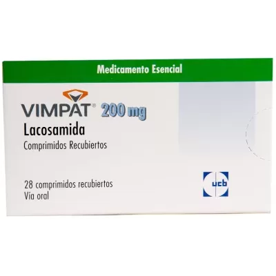 Vimpat (Lacosamida) 200 mg Caja Con 28 Comprimidos Recubiertos