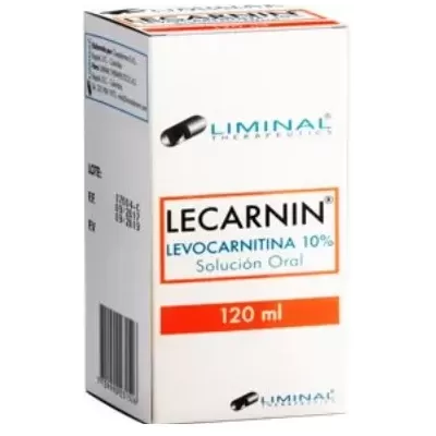 Lecarnin (Levocarnitina) Caja Con Frasco Con 120 mL