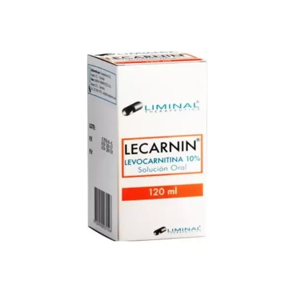 Lecarnin (Levocarnitina) Caja Con Frasco Con 120 mL